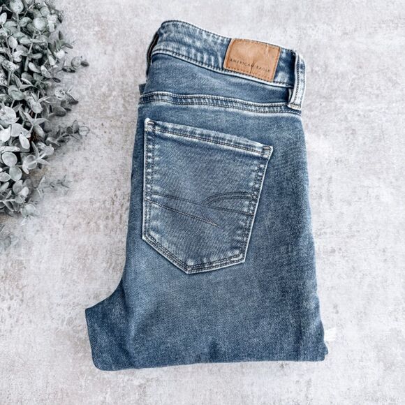 American Eagle Next Level Stretch High Rise Jegging Size 0 - Picture 1 of 9